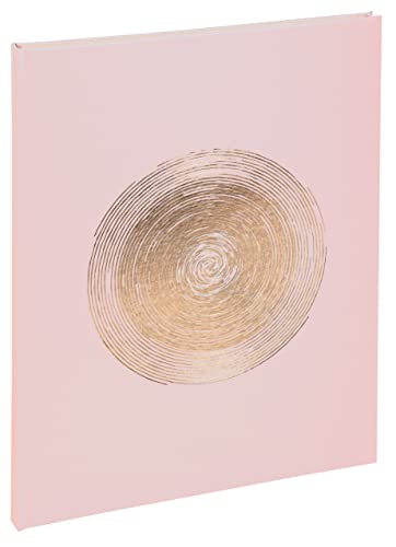Exacompta 47983E Klassisches Gästebuch Ellipse Hochformat 27x22 cm Kunstlederpapier mit Rosé-Goldprägung Goldschnitt 100 einfarbige weiße Seiten Farbe: Hellrosa Exacompta 47983E Klassisches Gästebuch Ellipse Hochformat 27x22 cm Kunstlederpapier mit Rosé-Goldprägung Goldschnitt 100 einfarbige weiße Seiten Farbe: Hellrosa von Exacompta