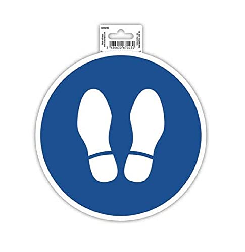 Exacompta 67023E Stehen bleiben Klebeschild Ø20cm Blau aus UV-beständigem PVC Hinweisschild Schilder Warnhinweis Sticker Aufkleber Türschild Exacompta 67023E Stehen bleiben Klebeschild Ø20cm Blau aus UV-beständigem PVC Hinweisschild Schilder Warnhinweis Sticker Aufkleber Türschild von Exacompta