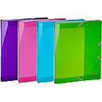 Exacompta Archivboxen 59480E DIN A4 Farbig sortiert Polypropylen 25 x 33 cm 4 Stück Exacompta Archivboxen 59480E DIN A4 Farbig sortiert Polypropylen 25 x 33 cm 4 Stück von Exacompta