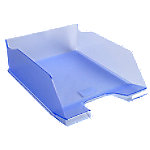 Exacompta Briefablage Classic 11510D Polystyrol 750 Blatt Blau, Transparent 10,3 x 25,5 x 34,7 cm 4 Stück von Exacompta