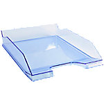 Exacompta Briefablage Combo 2 Classic Polystyrol Transparent Blau 25,5 x 34,7 x 6,5 cm von Exacompta