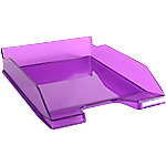 Exacompta Briefablage Combo Midi Polystyrol Transparent Violett 25,5 x 34,7 x 6,5 cm von Exacompta