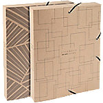 Exacompta Eterneco Archivbox A4 40 mm Braun 8 Stück von Exacompta