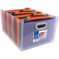 Exacompta Fächermappe Crystal 24 Fächer transparent, 1 St. Exacompta Fächermappe Crystal 24 Fächer transparent, 1 St. von Exacompta