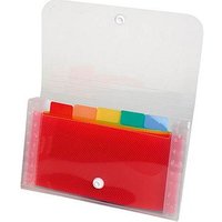 Exacompta Fächermappe Crystal 6 Fächer transparent, 1 St. Exacompta Fächermappe Crystal 6 Fächer transparent, 1 St. von Exacompta