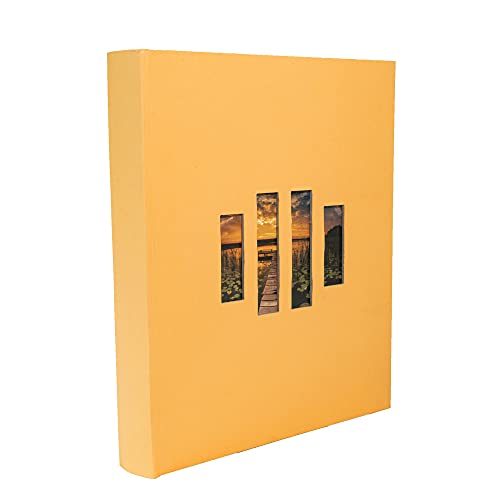 Exacompta 16073E Fotobuch MILANO 300 Fotos 60 schwarze Seiten Format 29 x 32 cm Einband aus orangefarbenem Papier mit Textileffekt Fenster zur individuellen Gestaltung FSC® zertifiziert Exacompta 16073E Fotobuch MILANO 300 Fotos 60 schwarze Seiten Format 29 x 32 cm Einband aus orangefarbenem Papier mit Textileffekt Fenster zur individuellen Gestaltung FSC® zertifiziert von Exacompta