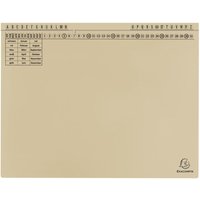 Exacompta Exaflex Standard Hängehefter Amtsheftung / kaufmännische Heftung DIN A4 chamois von Exacompta