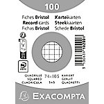 Exacompta Karteikarten 10200SE 74 x 105 mm Weiß 7,4 x 10,5 x 2,3 cm 40 Stück von Exacompta