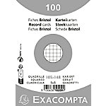 Exacompta Karteikarten 10209E DIN A6 Weiß 10,7 x 15 x 2,5 cm 20 Stück von Exacompta