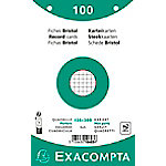 Exacompta Karteikarten 10603E 125 x 200 mm Weiß 12,7 x 20,3 x 2,5 cm 12 Stück von Exacompta