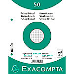 Exacompta Karteikarten 10620E 170 x 220 mm Weiß 17 x 22 x 1,1 cm 24 Stück Exacompta Karteikarten 10620E 170 x 220 mm Weiß 17 x 22 x 1,1 cm 24 Stück von Exacompta