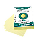 Exacompta Karteikarten 10829SE DIN A6 Gelb 10,7 x 15 x 2,5 cm 20 Stück von Exacompta