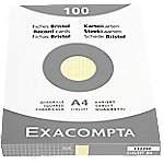 Exacompta Karteikarten 13226E DIN A4 Gelb 21,3 x 30 x 2,5 cm von Exacompta