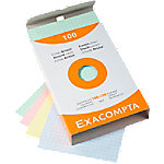 Exacompta Karteikarten 13272E 100 x 150 mm Farbig Sortiert 10,2 x 15,3 x 2,5 cm 10 Stück von Exacompta