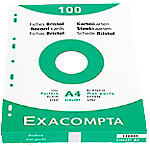 Exacompta Karteikarten 13666E DIN A4 Weiß 21,3 x 30 x 2,5 cm 10 Stück von Exacompta