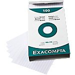 Exacompta Karteikarten 13802X DIN A6 Weiß 10,2 x 15,3 x 2,5 cm 10 Stück von Exacompta