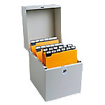 Exacompta Karteikartenbox 54712E  217 x 195 x 142 mm Grau Metall von Exacompta