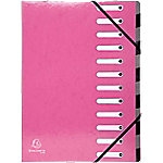 Exacompta Ordnungsmappe 53928E DIN A4 Pink Vinylbeschichtetes Papier 24,5 x 32 cm 6 Stück von Exacompta