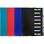 Exacompta Ordnungsmappe Spezial 8-teilig Farbig sortiert 56180E 24 (B) x 32 (H) cm 10 Stück von Exacompta