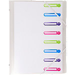 Exacompta Ordnungsmappe Spezial 8-teilig Transparent Chromaline 56187E 24 (B) x 32 (H) cm 10 Stück Exacompta Ordnungsmappe Spezial 8-teilig Transparent Chromaline 56187E 24 (B) x 32 (H) cm 10 Stück von Exacompta