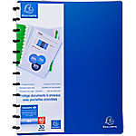 Exacompta Präsentationsmappe 86362E Blau Polypropylen 4 Stück von Exacompta