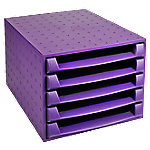 Exacompta Schubladenbox mit 5 Schubladen Toolbox Maxi Kunststoff Schwarz 28,4 x 38,7 x 21,8 cm Exacompta Schubladenbox mit 5 Schubladen Toolbox Maxi Kunststoff Schwarz 28,4 x 38,7 x 21,8 cm von Exacompta