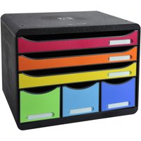 Exacompta Schubladenbox 306798D  DIN A4+ quer 35,5 x 27,0 x 27,1 cm von Exacompta