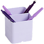Exacompta Stiftebox Aquarell 67764D PS (Polystyrol) Mauve 7,4 x 7,4 x 9,3 cm von Exacompta