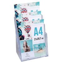 Exacompta Tischprospekthalter Office Exacryl transparent DIN A4 3 Fächer, 1 St. Exacompta Tischprospekthalter Office Exacryl transparent DIN A4 3 Fächer, 1 St. von Exacompta