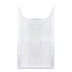 Exacompta Prospekthalter DIN A6 Portrait Transparent 12 Stück von Exacompta