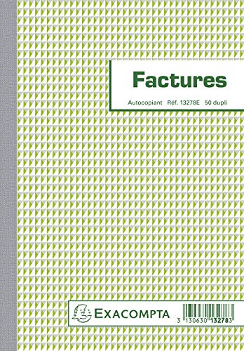 Manifolds factures - 50 feuillets autocopiants - sous film par lot de 5 von Exacompta