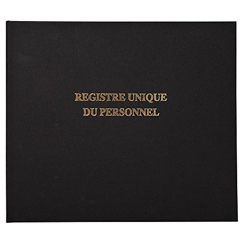 Registre 27x32cm - registre unique du personnel 100pages von Exacompta