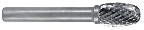 Exact Hartmetall Frässtifte, Ø 12mm, Form E Tropfen (TRE), HM von Exact
