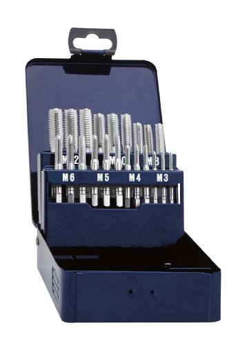 Exact 10701 Eventus Gewindeschneidsortiment Hochleistungsschnell-Stahl 21-teilig, MA5 M3-M12 von Exact