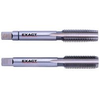 Exact 01133 Handgewindebohrer-Set 2teilig G (BSP) 11mm Rechtsschneidend DIN 5157 HSS 1 Set von Exact