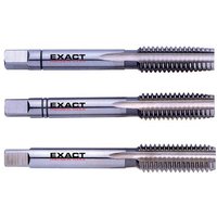 Exact 01360 Handgewindebohrer-Set 3teilig UNC 9/16  12mm Rechtsschneidend DIN 351 HSS 1 Set von Exact