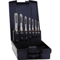 Exact 42345 Maschinengewindebohrer-Set 7teilig metrisch Rechtsschneidend DIN 371 HSS-E Form B 1 Set von Exact