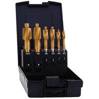 Exact 50838 Flachsenker 6teilig 2.5 mm, 3.3 mm, 4.2 mm, 5 mm, 6.8 mm, 8.5mm HSS TiN Zylinderschaft 1 Exact 50838 Flachsenker 6teilig 2.5 mm, 3.3 mm, 4.2 mm, 5 mm, 6.8 mm, 8.5mm HSS TiN Zylinderschaft 1 von Exact