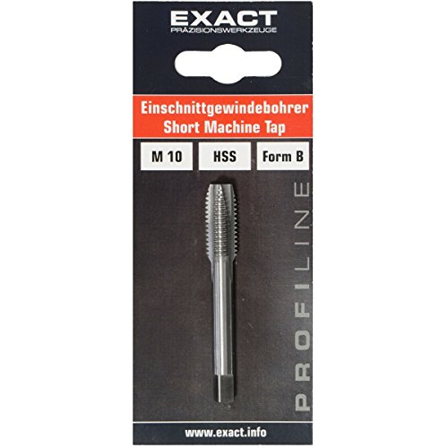 Exact 615.10 Einschnitt-Gewindebohrer HSS Form B M10 von Exact