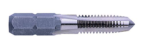 Exact Einschnittgewindebohrer-Bit, M10, 1/4" Bit-Schaft, HSS, DIN 3126 von Exact