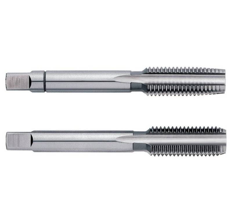 Exact Gewindebohrer 2tlg. HSS metrisch-fein Hand-Gewindebohrer Set von Exact