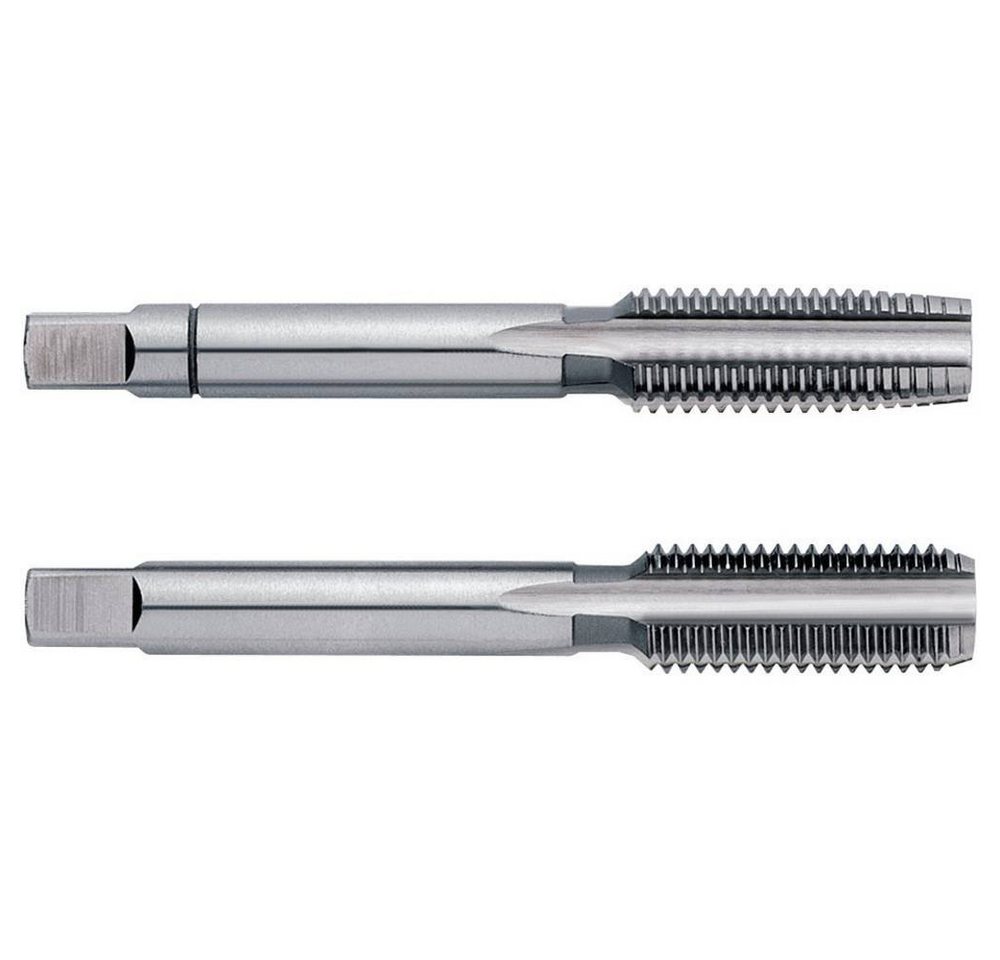 Exact Gewindebohrer 2tlg. HSS metrisch-fein Hand-Gewindebohrer Set von Exact