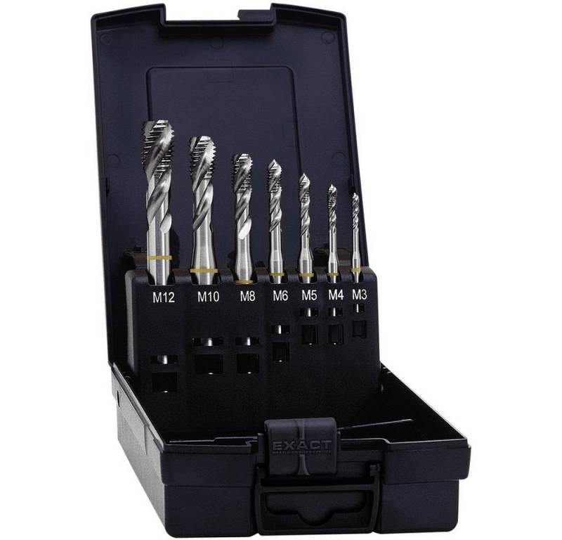 Exact Gewindebohrer Exact 05112 Maschinengewindebohrer-Set 7teilig metrisch Rechtsschne von Exact