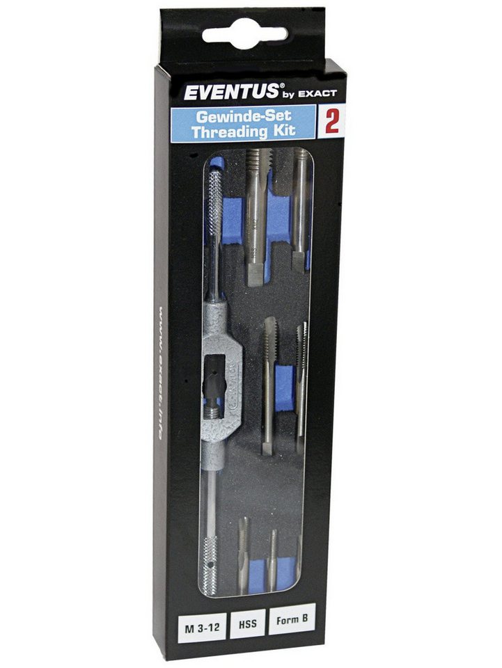 Exact Gewindeschneider Exact Gewinde-Set Eventus 2 EB M3-M12 HSS Form B Exact Gewindeschneider Exact Gewinde-Set Eventus 2 EB M3-M12 HSS Form B von Exact