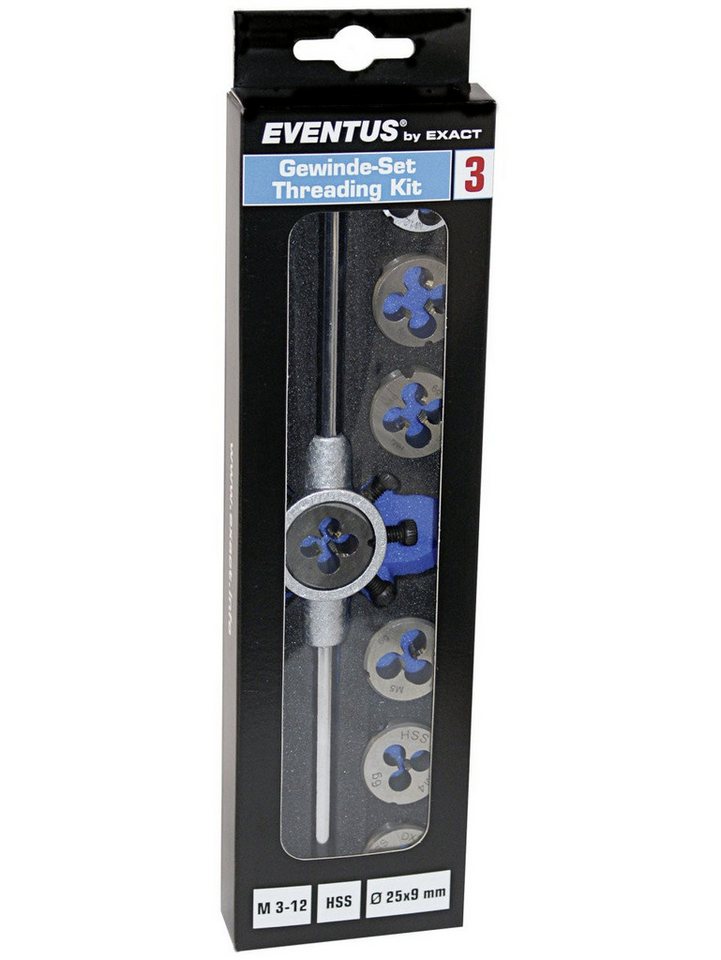 Exact Gewindeschneider Exact Gewinde-Set Eventus 3 SE M3-M12 HSS Form B von Exact