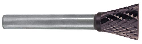 Exact Hartmetall Frässtifte, Ø 12mm, Form N Winkel (WKN), TiCN-Beschichtung, HM von Exact