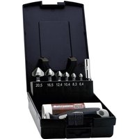 1605649 Kegelsenker-Set 8teilig 6.3 mm, 8.3 mm, 10.4 mm, 12.4 mm, 16.5 mm, 20.5 mm hss 1/4 - Exact von Exact