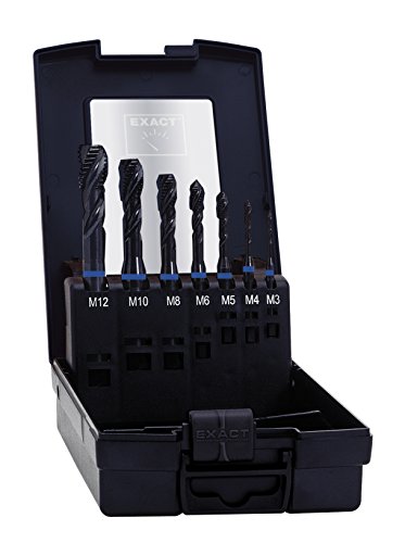 Exact HM7 Maschinengewindebohrer Sortiment 7 tlg. M3 - M12 ( 43654 ) von Exact