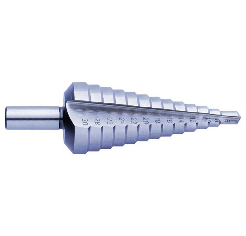 Exact Metallbohrer Exact 1605329 SB-VERPACKUNG HSS Stufenbohrer 6 - 30 mm Gesamtlänge 9 von Exact