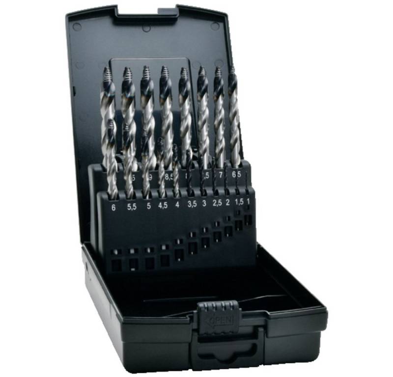 Exact Metallbohrer Exact 74961 TIAIN-TIP Spiralbohrer-Set 1 mm, 1.5 mm, 2 mm, 2.5 mm, 3 von Exact